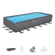 Montažni bazen APX 365 I 732 x 366 x 132 cm s filtrsko črpalko na pesek