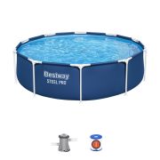 Montažni bazen Steel Pro™ | 305 x 76 cm s kartušno filtrsko črpalko