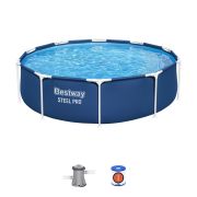 Montažni bazen Steel Pro™ | 305 x 76 cm s kartušno filtrsko črpalko