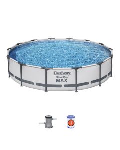 Montažni bazen Steel Pro MAX™ | 427 x 84 cm sa pumpom s kartonskim filterom