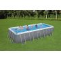 Montažni bazen Power Steel™ Rectangular | 640 x 274 x 132 cm s filtarskom pješčanom pumpom
