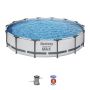 Montažni bazen Steel Pro MAX™ | 427 x 84 cm sa pumpom s kartonskim filterom
