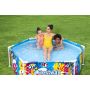 **Steel Pro Splash-in-Shade bazen s UV Careful™ sjenilom | 183 x 51 cm
