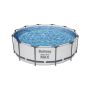 Montažni bazen Steel Pro MAX™ sa pumpom s kartonskim filterom i nadstrešnicom | 366 x 100 cm