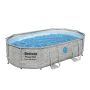 Montažni bazen Power Steel™ Swim Vista™ | 488 x 305 x 107 cm sa uzorkom kamena s filtarskom pješčanom pumpom