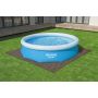 Zaštitna podloga s uzorkom drveta za bazene in masažne bazene | 50 x 50 cm