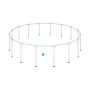 Rezervna gornja šipka za bazen Steel Pro MAX™ / Power Steel™ | 488 cm, 549 cm x 122 cm