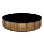 Montažni bazen Power Steel™ Swim Vista™ | 549 x 122 cm s uzorkom drveta sa pumpom s kartonskim filterom