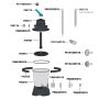 Filter pumpa s filterom na pijesak ili Polysphere™ | 3.596 l/h