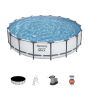 Bazen Steel Pro MAX | 549 x 122 cm sa pumpom s kartonskim filterom