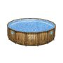 Montažni bazen Power Steel™ Swim Vista™ | 488 x 122 cm s uzorkom drveta sa pumpom s kartonskim filterom
