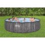 Montažni bazen Steel Pro MAX™ | 427 x 107 cm s uzorkom drveta sa pumpom s kartonskim filterom