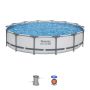 Montažni bazen Steel Pro MAX | 427 x 84 cm sa pumpom s kartonskim filterom
