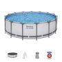 Montažni bazen Steel Pro MAX™ | 457 x 122 cm sa pumpom s kartonskim filterom