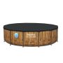 Montažni bazen Steel Pro MAX™ Splashview | 427 x 107 cm s uzorkom drveta sa pumpom s kartonskim filterom