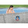 Bazen Steel Pro MAX™ Splashview™ | 427 x 250 x 100 cm sa uzorkom kamena sa pumpom s kartonskim filterom