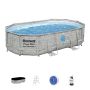Montažni bazen Power Steel™ Swim Vista™ | 488 x 305 x 107 cm sa uzorkom kamena s filtarskom pješčanom pumpom