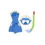 Set maske, disalica i peraje Crusader Essential | za 3+ godine