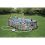 Montažni bazen Power Steel Comfort Jet Oval sa pumpom s kartonskim filterom | 610 x 366 x 122 cm