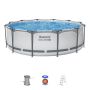 Montažni bazen Steel Pro MAX™ | 366 x 100 cm sa pumpom s kartonskim filterom