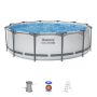 Montažni bazen Steel Pro MAX™ | 366 x 100 cm sa pumpom s kartonskim filterom
