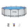 Montažni bazen Steel Pro MAX™ | 366 x 100 cm sa pumpom s kartonskim filterom