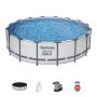 Montažni bazen Steel Pro MAX™ | 488 x 122 cm sa pumpom s kartonskim filterom