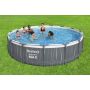 Bazen Steel Pro™ MAX | 457 x 107 cm set sa pumpom s kartonskim filterom i LED svjetlom