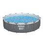 Bazen Steel Pro™ MAX | 457 x 107 cm set sa pumpom s kartonskim filterom i LED svjetlom