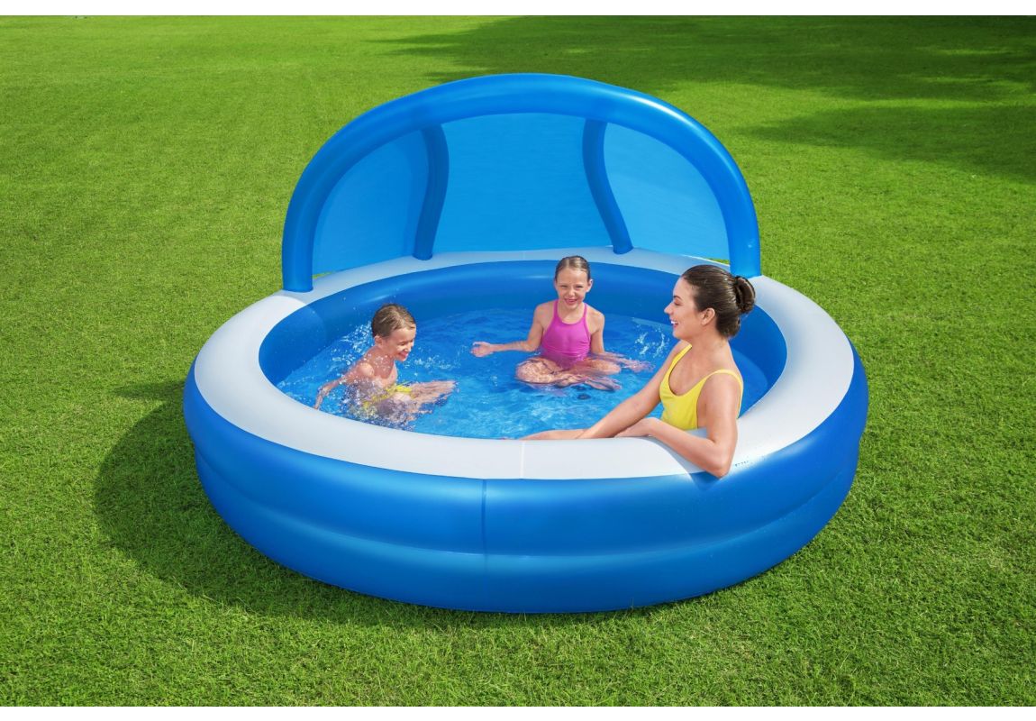Obiteljski bazen Summer Days z UV Careful™ sa suncobranom | 241 x 241 x 140 cm