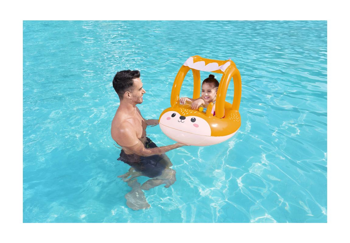 Čamac za djecu sa sjenilom Friendly Fox™ | 94 x 66 cm