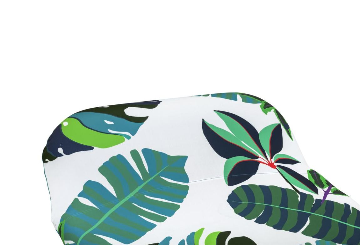 Madrac na napuhavanje s navlakom od tkanine BLISSFUL DRIFTER™ s tropskom grafikom| 183 x 73 cm 