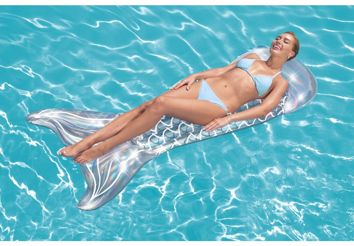 Madrac na napuhavanje Iridescent Mermaid Tail | 193 x 101 cm