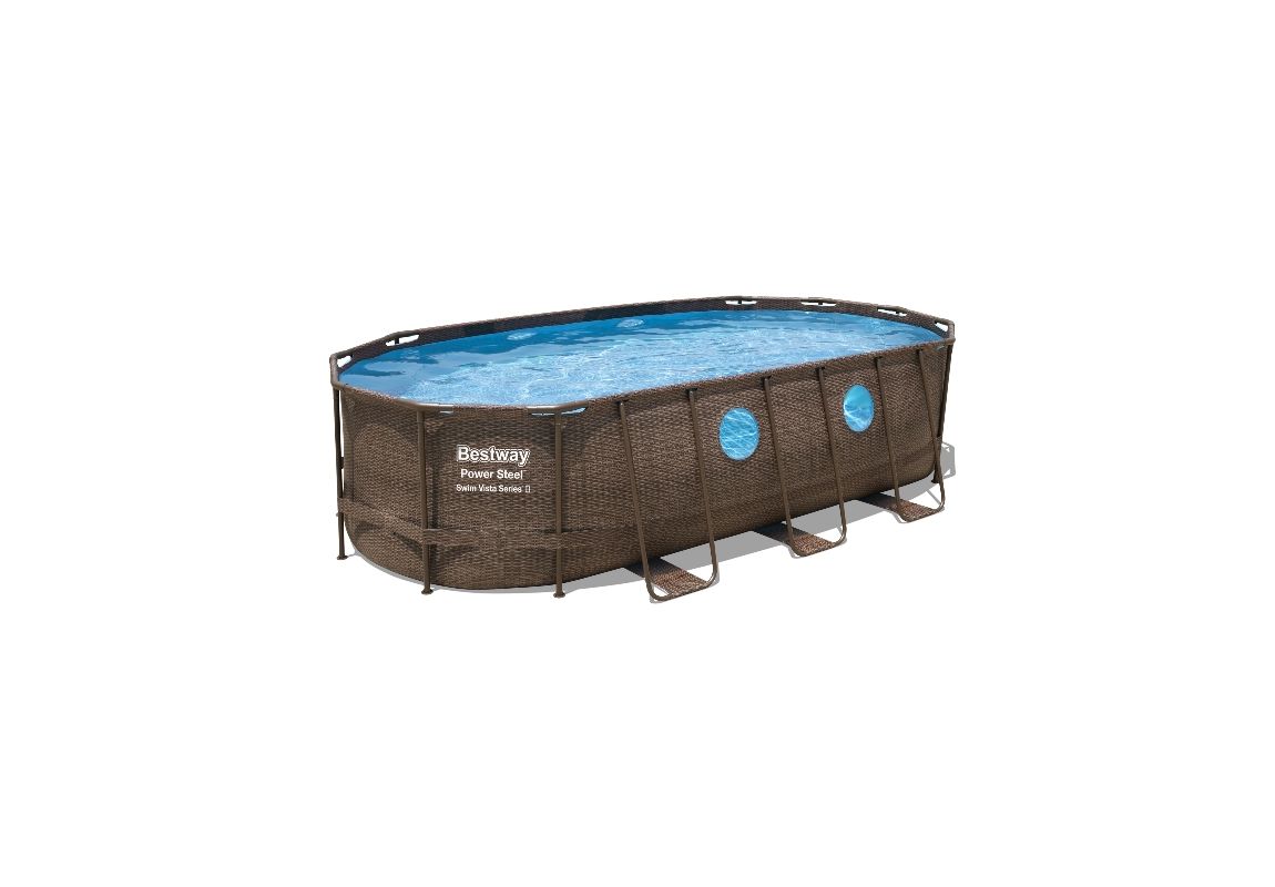 Montažni bazen Power Steel™ Swim Vista™ | 549 x 274 x 122 cm sa pumpom s kartonskim filterom
