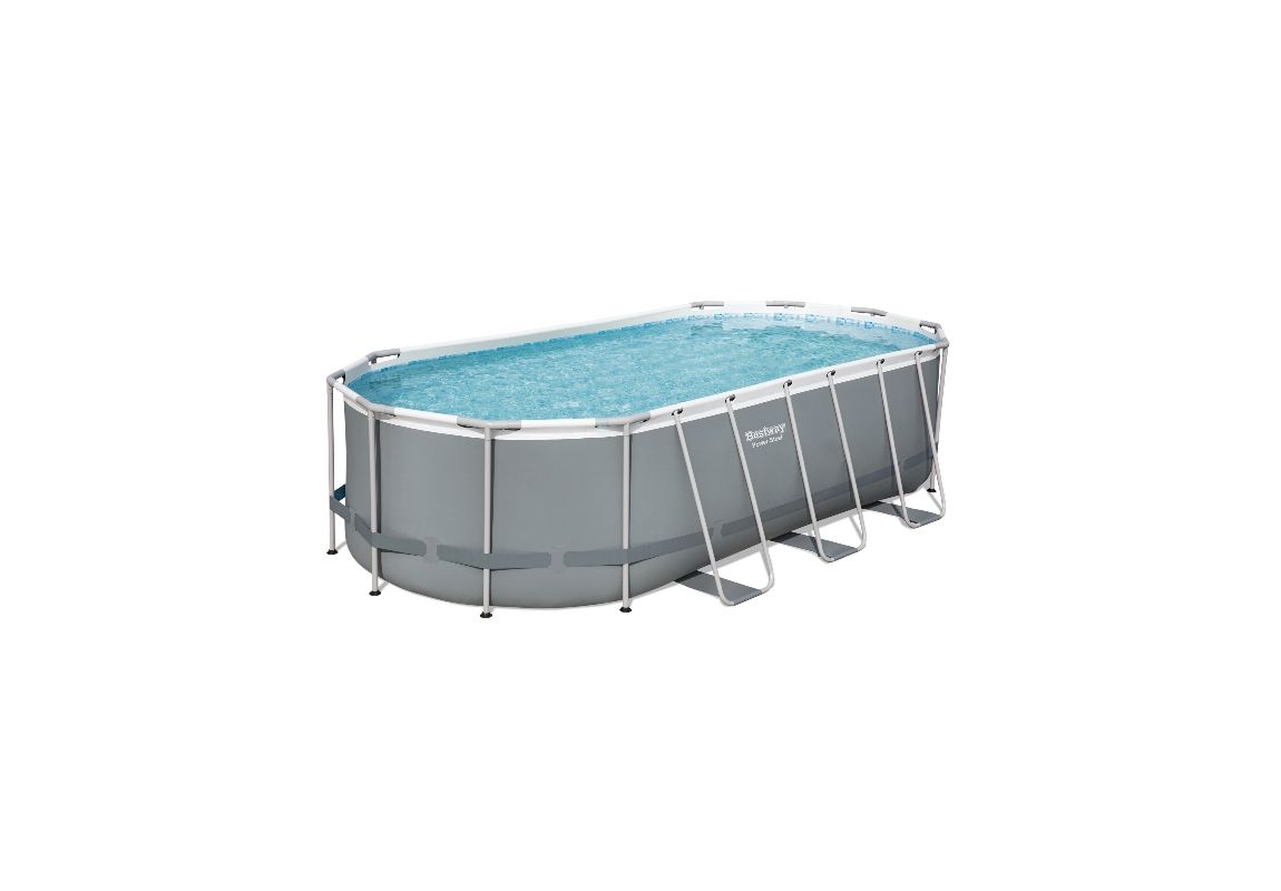 Montažni bazen Power Steel™ Oval | 549 x 274 x 122 cm sa pumpom s kartonskim filterom