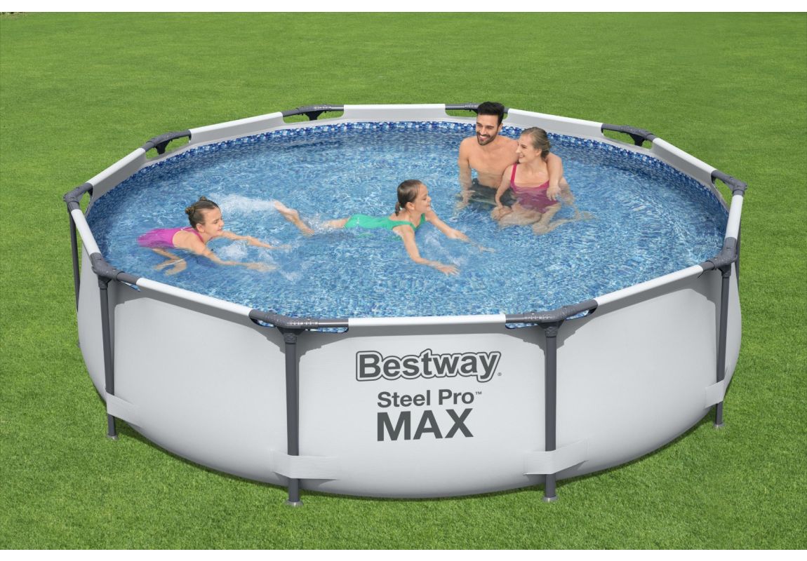 Montažni bazen Steel Pro™ MAX | 305 x 76 cm sa pumpom s kartonskim filterom