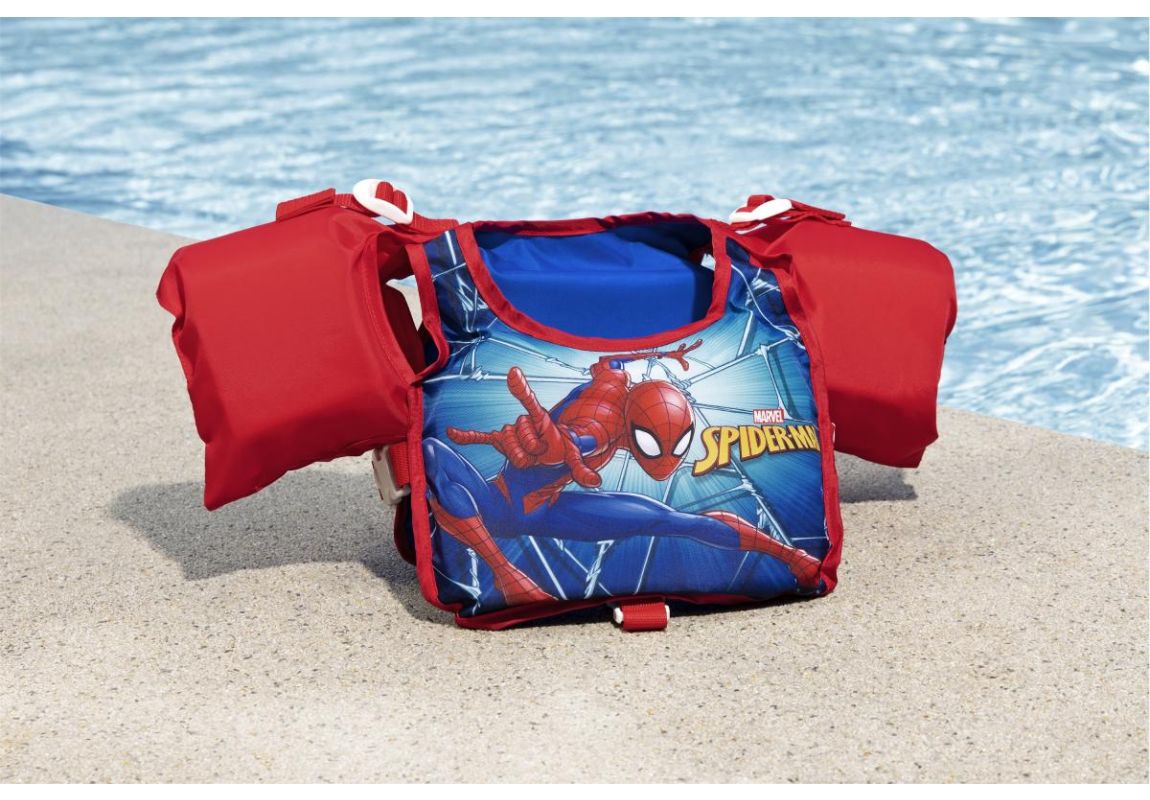 Dječji pjenasti prsluk za plivanje Swim Pal Spider-Man | za 3-6 god.