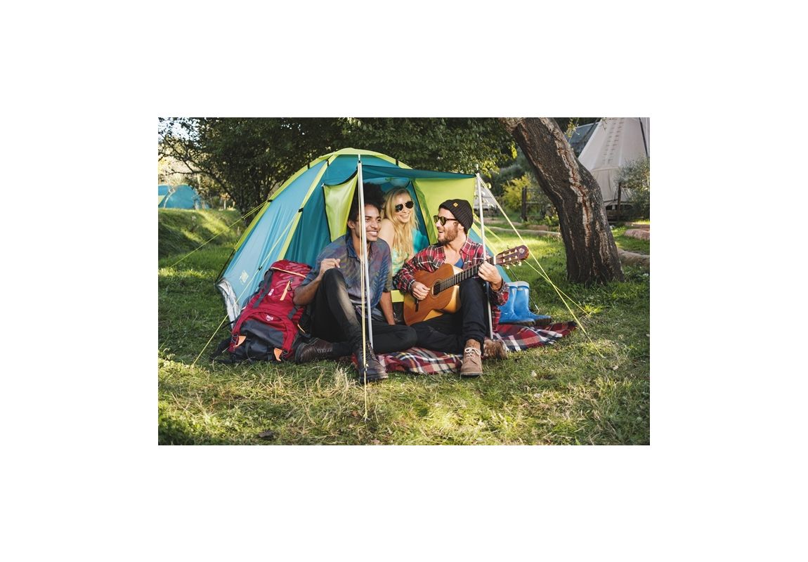 Šator za 3 osobe Pavillo™ CoolGround 3 | 210 x 210 cm