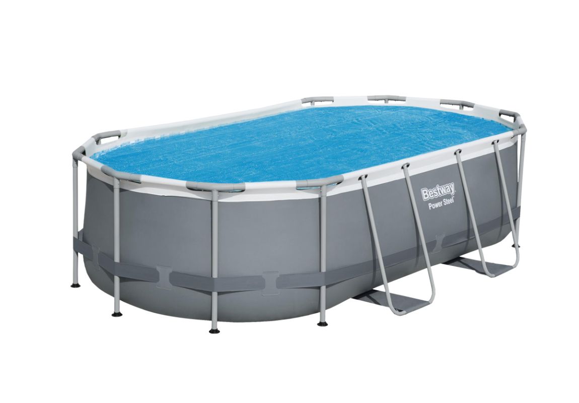 Solarni pokrivač za bazene Power Steel Oval | 427 x 250 x 100 cm