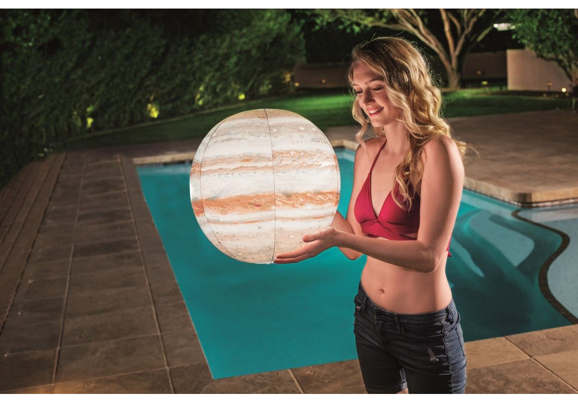 Svijetleća lopta za plažu na napuhavanje Jupiter Explorer | 61 cm