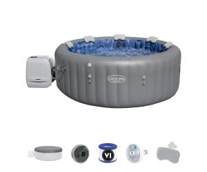 Masažni bazen (jacuzzi) Lay-Z-Spa Santorini Smart HydroJet Pro 216 x 80 cm
