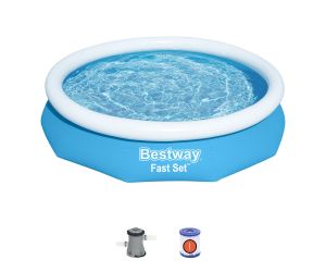Bazen sa rubom na napuhavanje Fast Set™ sa pumpom | 305 x 66 cm
