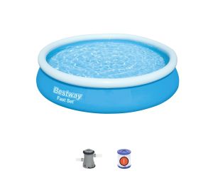 Bazen sa rubom na napuhavanje Fast Set™ sa pumpom | 366 x 76 cm