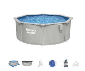 Montažni bazen Hydrium™ | 360 x 120 cm s filtrsko črpalko na pesek