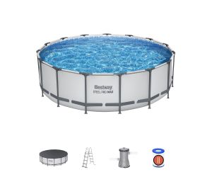 Montažni bazen Steel Pro MAX™ | 457 x 122 cm sa pumpom s kartonskim filterom