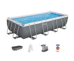 Montažni bazen Power Steel™ Rectangular | 549 x 274 x 122 cm sa pumpom s kartonskim filterom