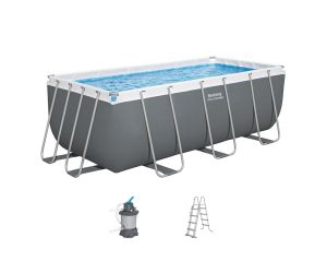 Montažni bazen Steel Pro MAX | 412 x 201 x 122 cm s filtarskom pješčanom pumpom