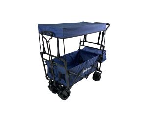 Sklopiva transportna kolica ItStime s nadstrešnicom | 133 x 58 x 100 cm