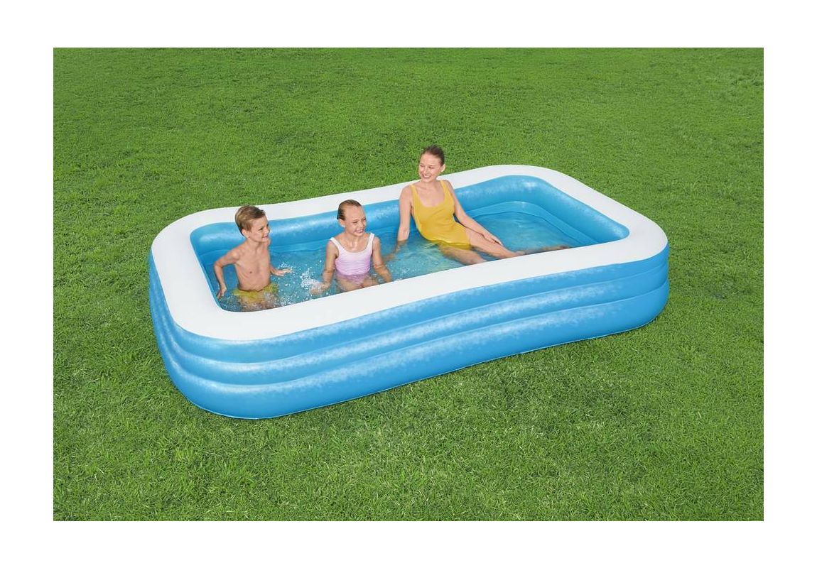 Obiteljski bazen Deluxe Blue Rectangular | 305 x 183 x 56 cm