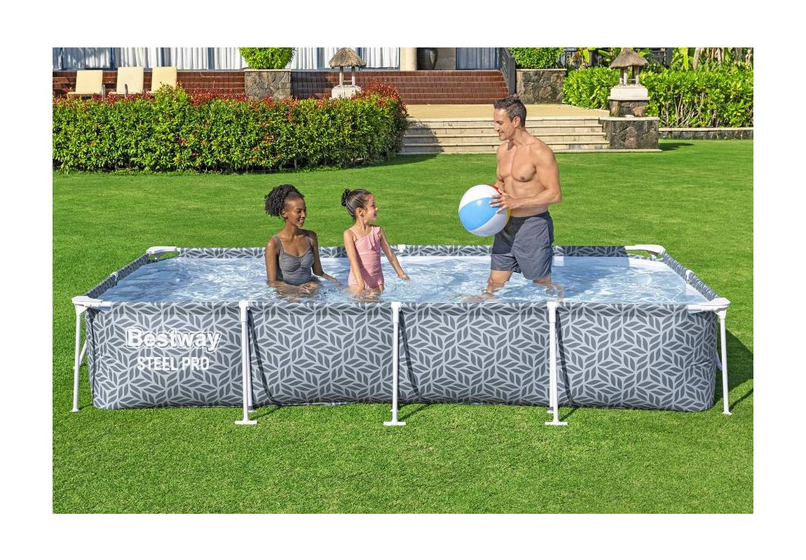 Bazen Steel Pro | 366 x 201 x 66 cm sa pumpom s kartonskim filterom